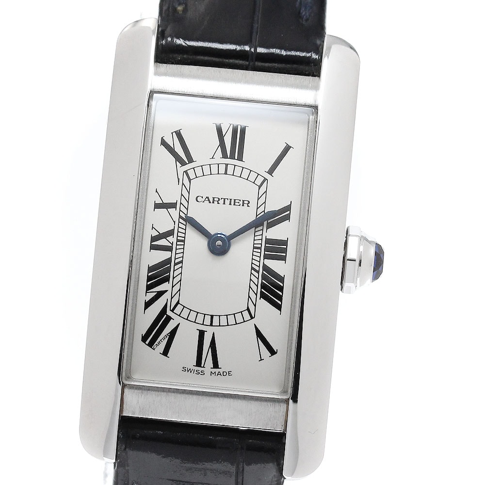 ☆良品 カルティエ タンクアメリカンSM WSTA0016 レディース 【中古】