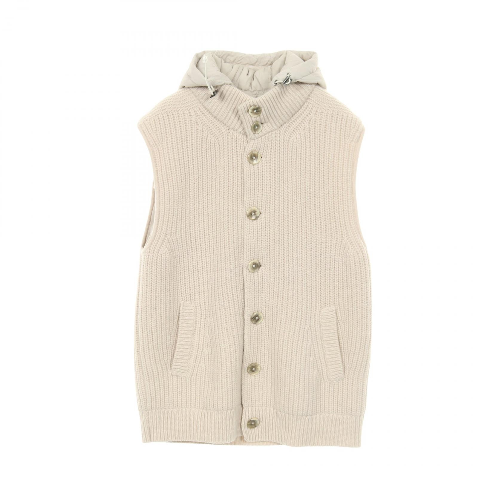 ヘルノ Herno RESORT ベスト 衣料品 トップス ウール メンズ ベージュ系 【中古】