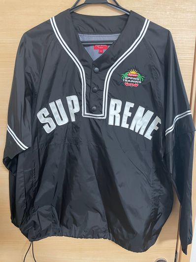 Supreme Snap-Off Sleeve L/S Baseball Top "Black"