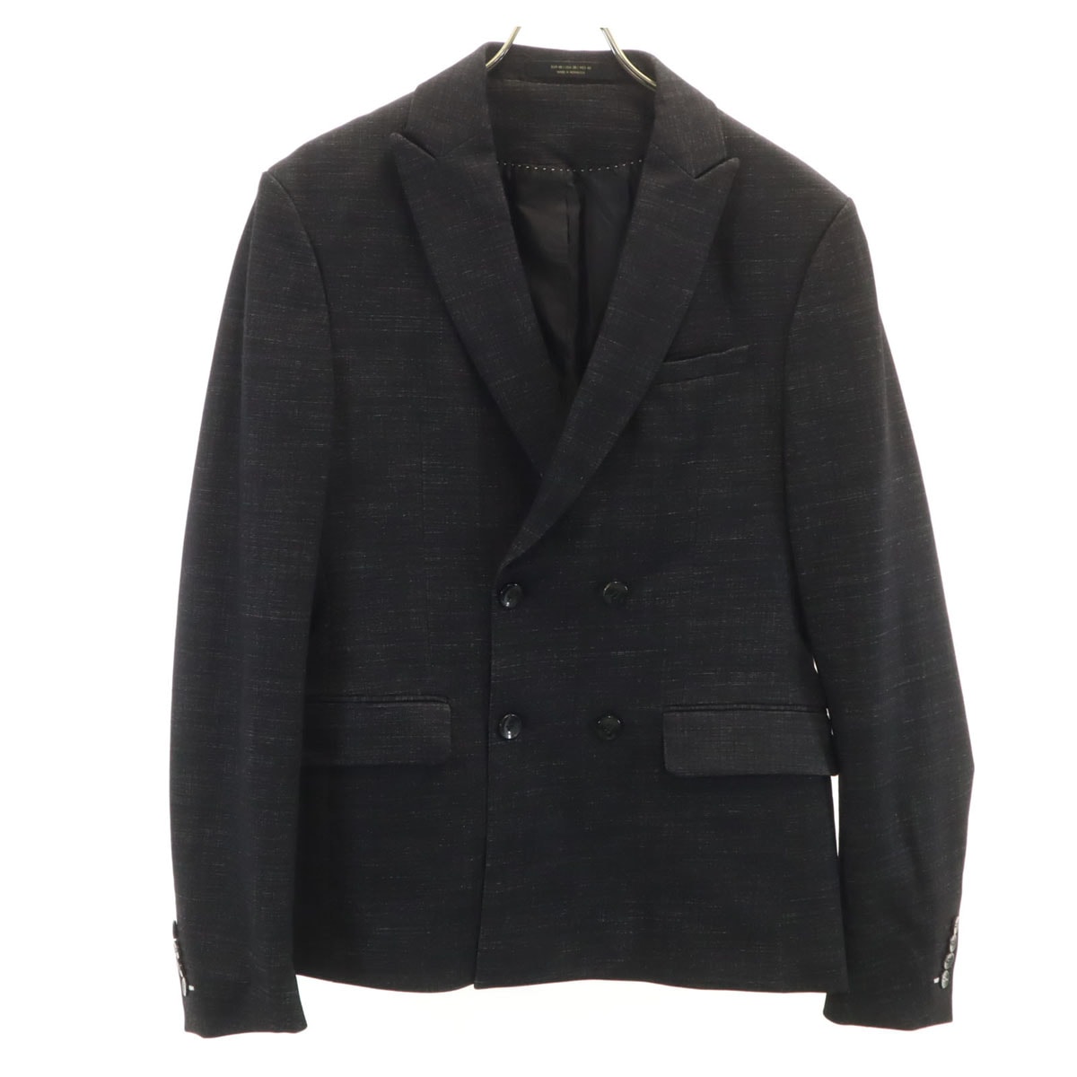 ZARA MAN ザラマン ダブル テーラードジャケット 48 ブラック