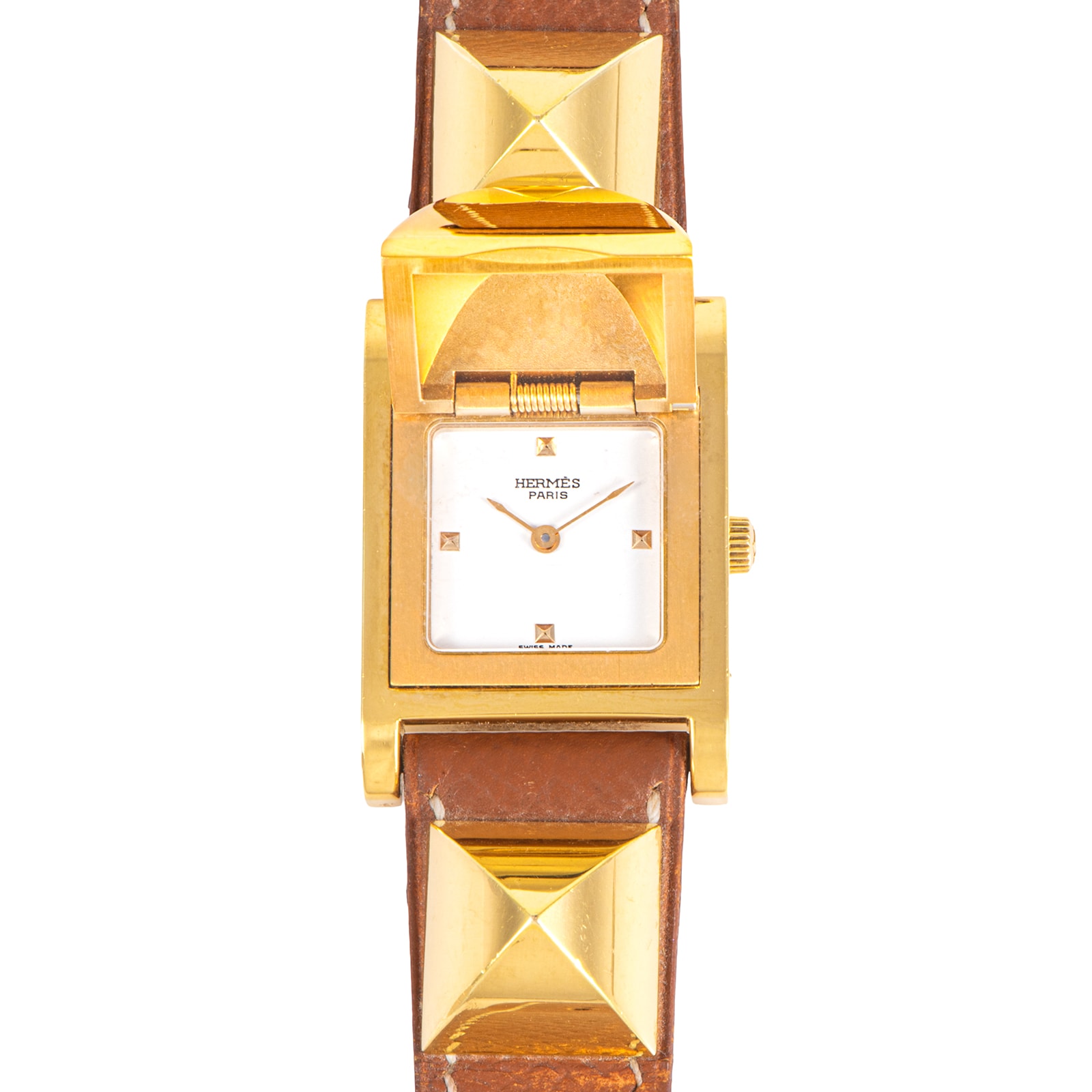 HERMES エルメス メドール ME1.210 SS/GP【中古】