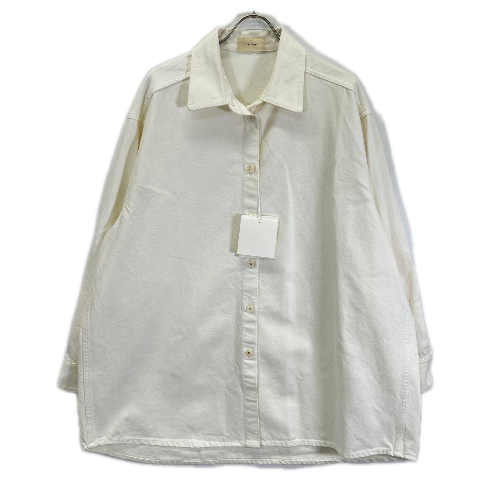 ザ ロウ 5947 W1493 FRANNIE SHIRT フランニーシャツ ホワイト S