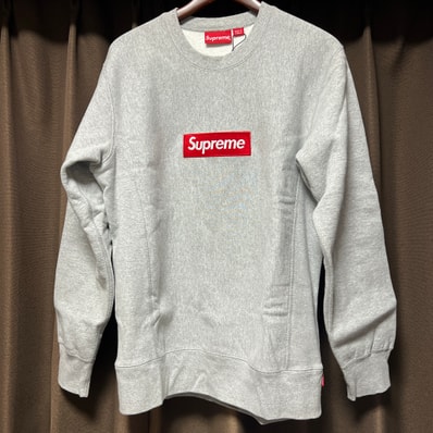 Supreme Box Logo Crewneck "Grey" (15FW)