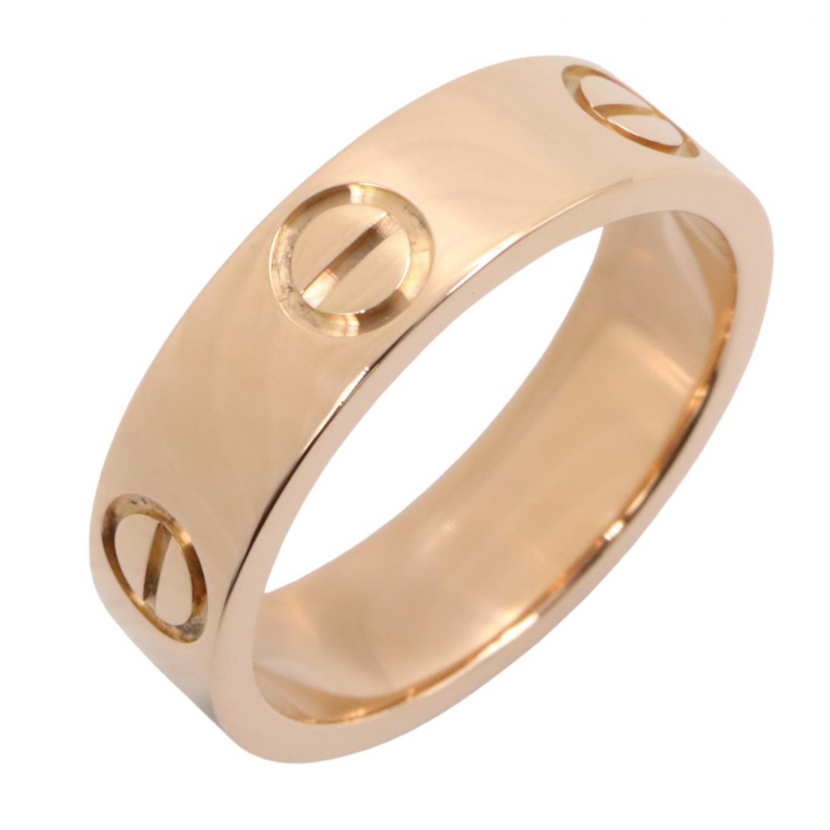 カルティエ CARTIER ラブリング リング・指輪 ジュエリー K18PG(ピンクゴールド) レディース ゴールド系 B4084800 【中古】