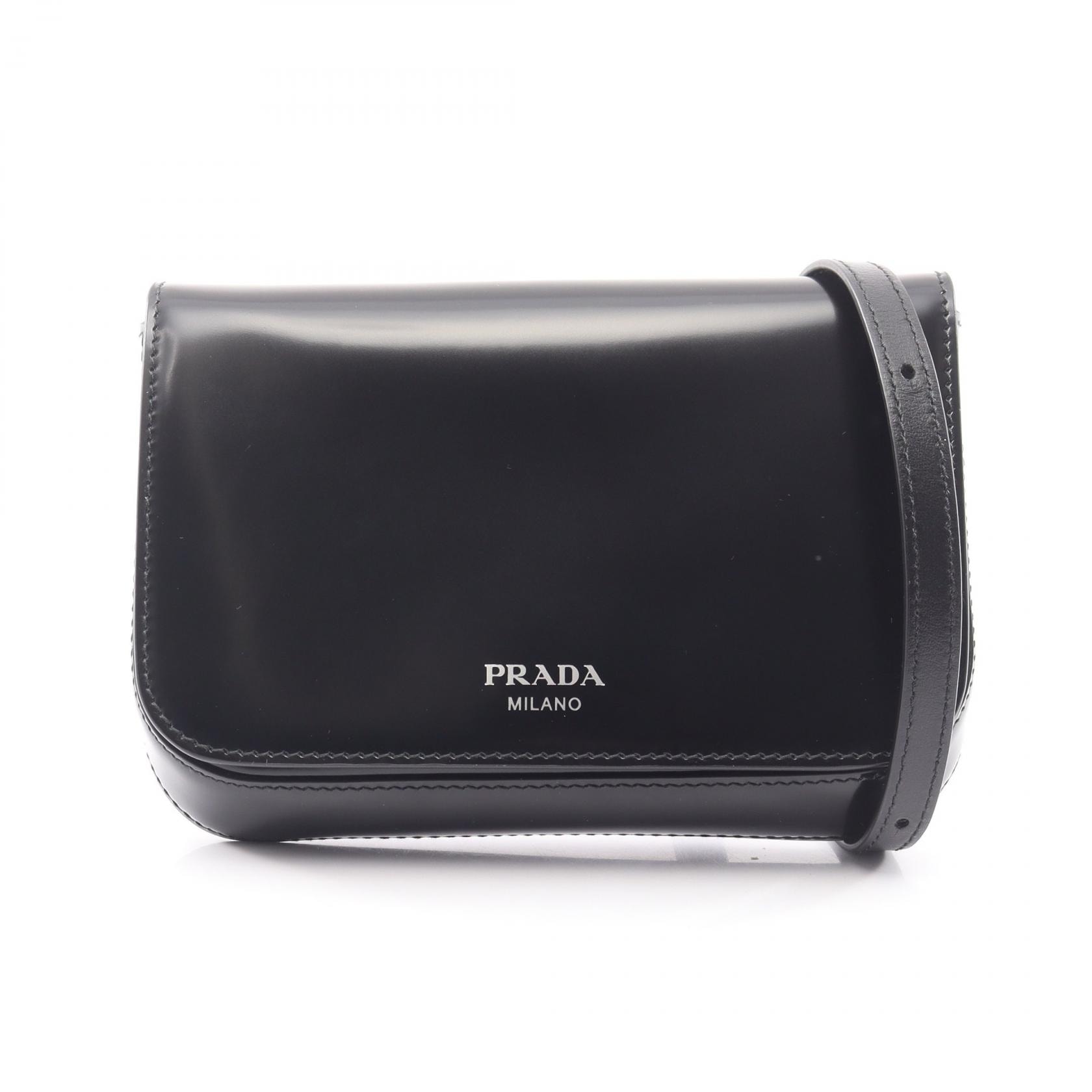プラダ PRADA ショルダーバッグ バッグ レザー レディース ブラック系 2VD061ZO6F0002 【新品】
