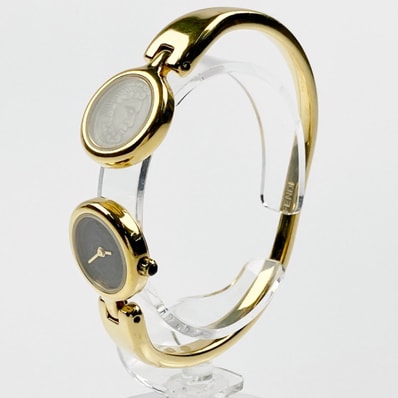 ▽▽FENDI フェンディ ダブルフェイス バングルウォッチ 600L