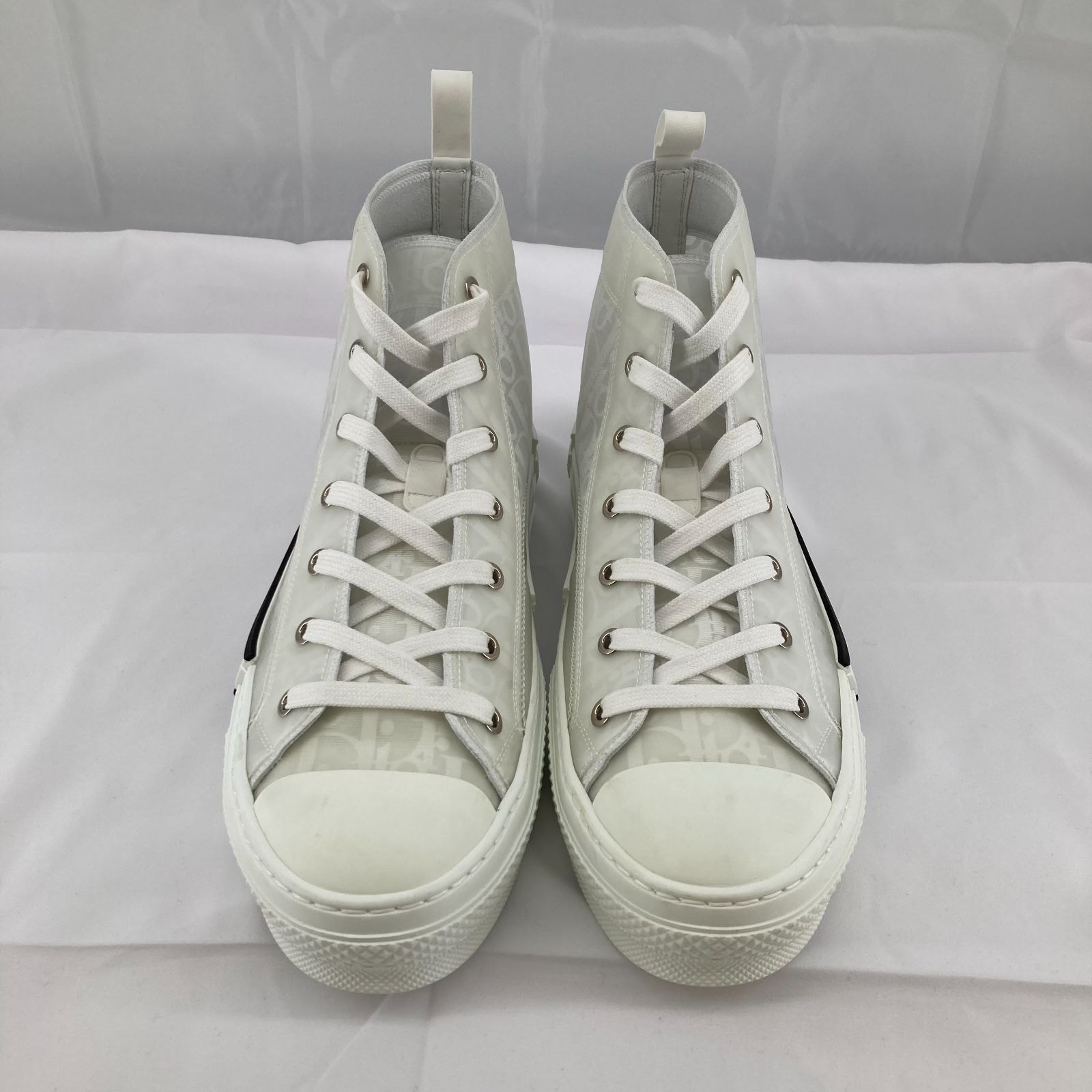 Christian Dior(クリスチャン・ディオール)B23オブリーク ハイカットスニーカー #43 ホワイト