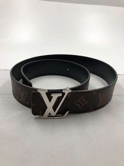Louis Vuitton LV Initiales 40MM Reversible Belt Monogram "Silver"