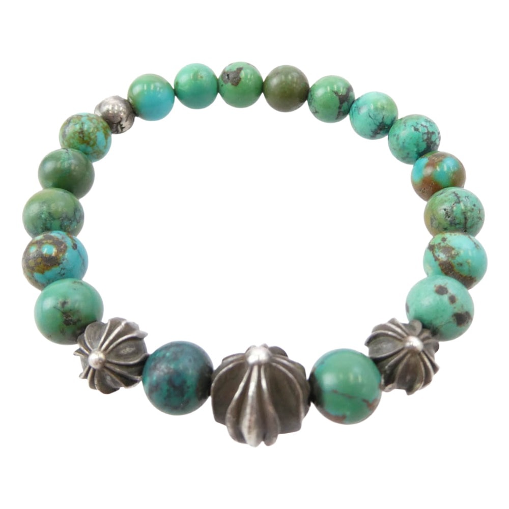 Chrome Hearts Beaded Bracelet 8mm V13 "Turquoise"
