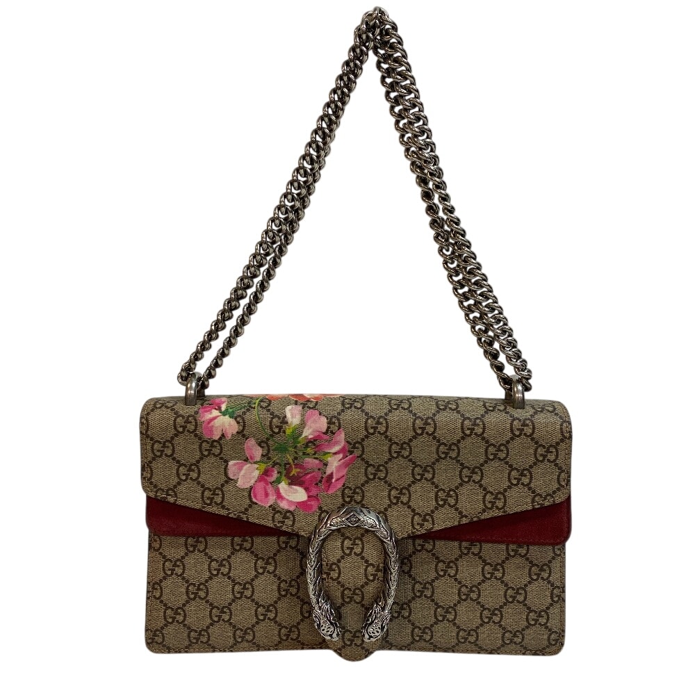 グッチ GUCCI ショルダーバッグ ディオニュソス チェーン GGスプリーム 400249 ベージュ