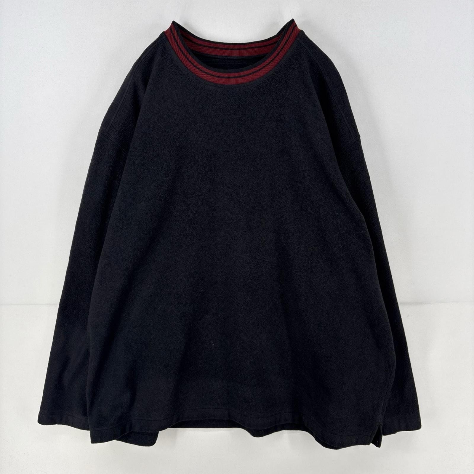古着 パタゴニア patagonia トレーナー リズムプラッシュシンチラ 刺繍 フリース クルーネック リブ襟 2XL ブラック系 メンズ
