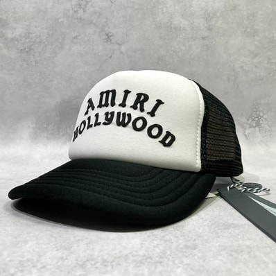 AMIRI Hollywood Trucker Hat "Black"