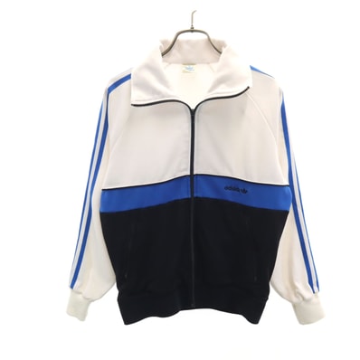 adidas アディダス 80s 台湾製 ヴィンテージ トラックジャケット M ホワイト ジャージ