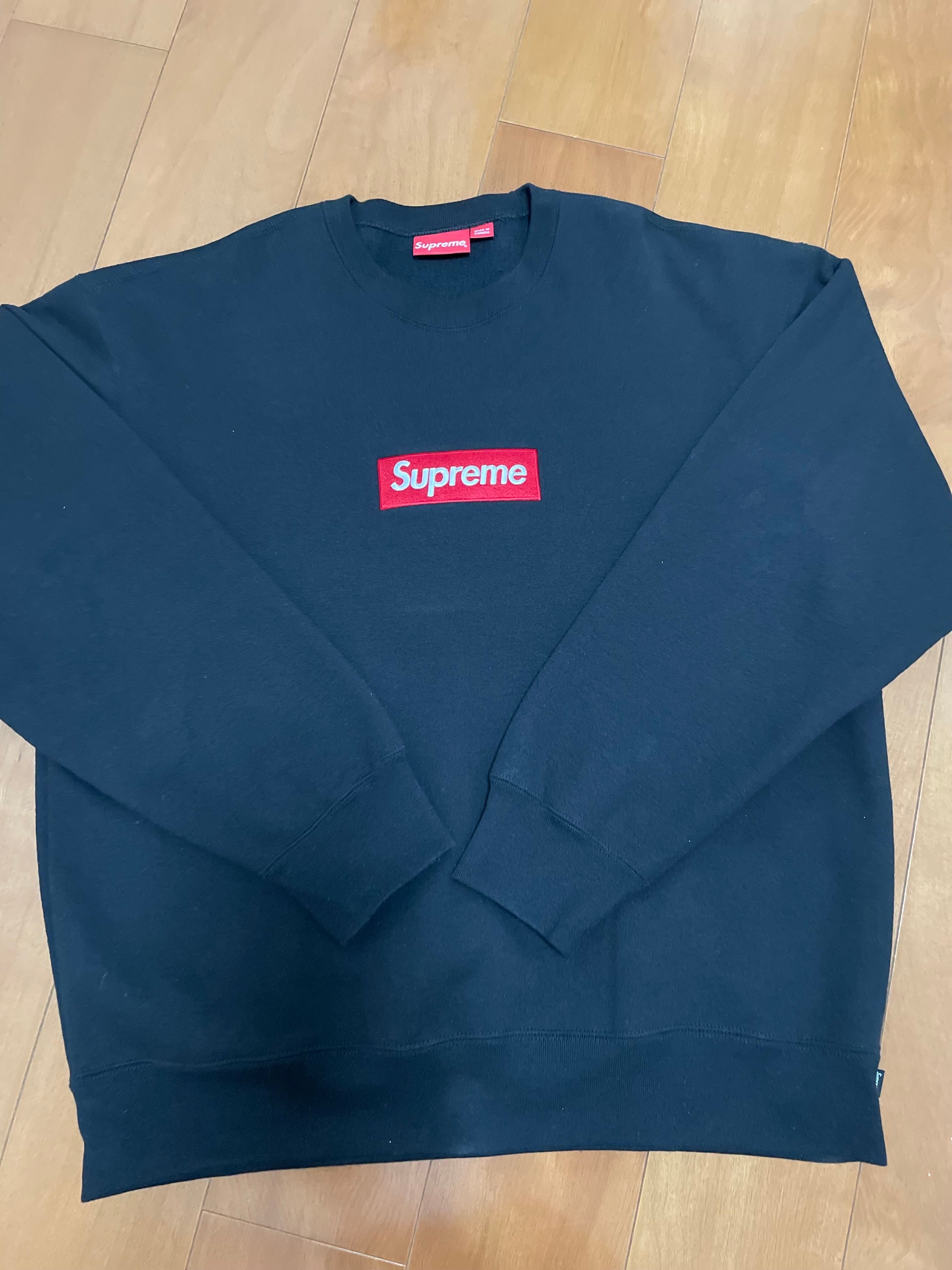 Supreme Box Logo Crewneck "Black" (22FW)