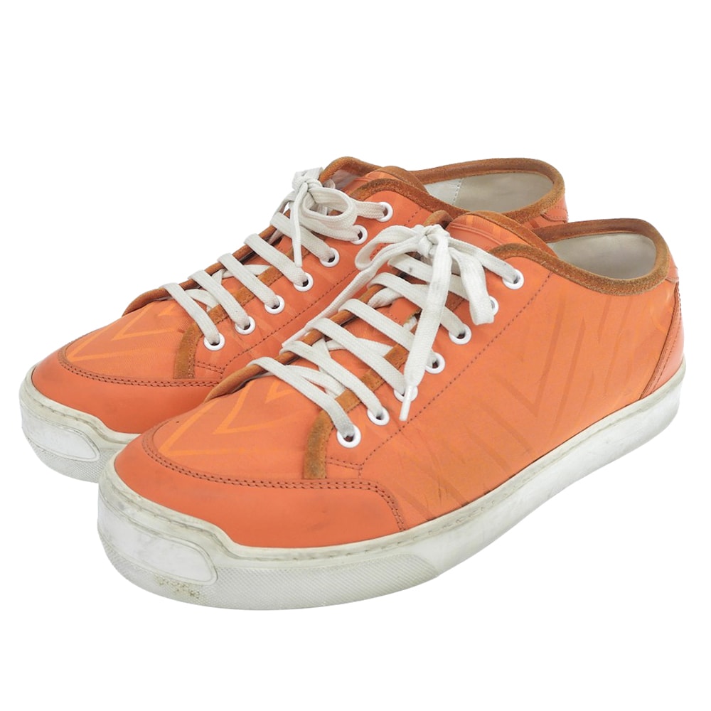ルイヴィトン オンザロード ライン スニーカー シューズ メンズ オレンジ 8 14年 8
