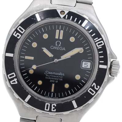 オメガ シーマスター200m デイト 自動巻き メンズ 【中古】