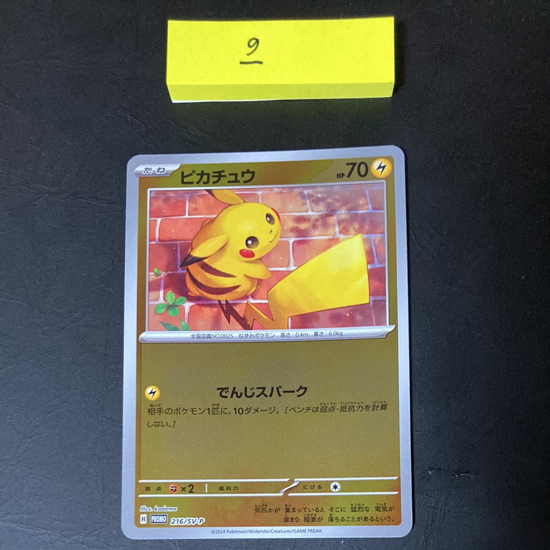 PSA10】ピカチュウ P [SV-P 216](プロモカードパック「ポケカの夏が