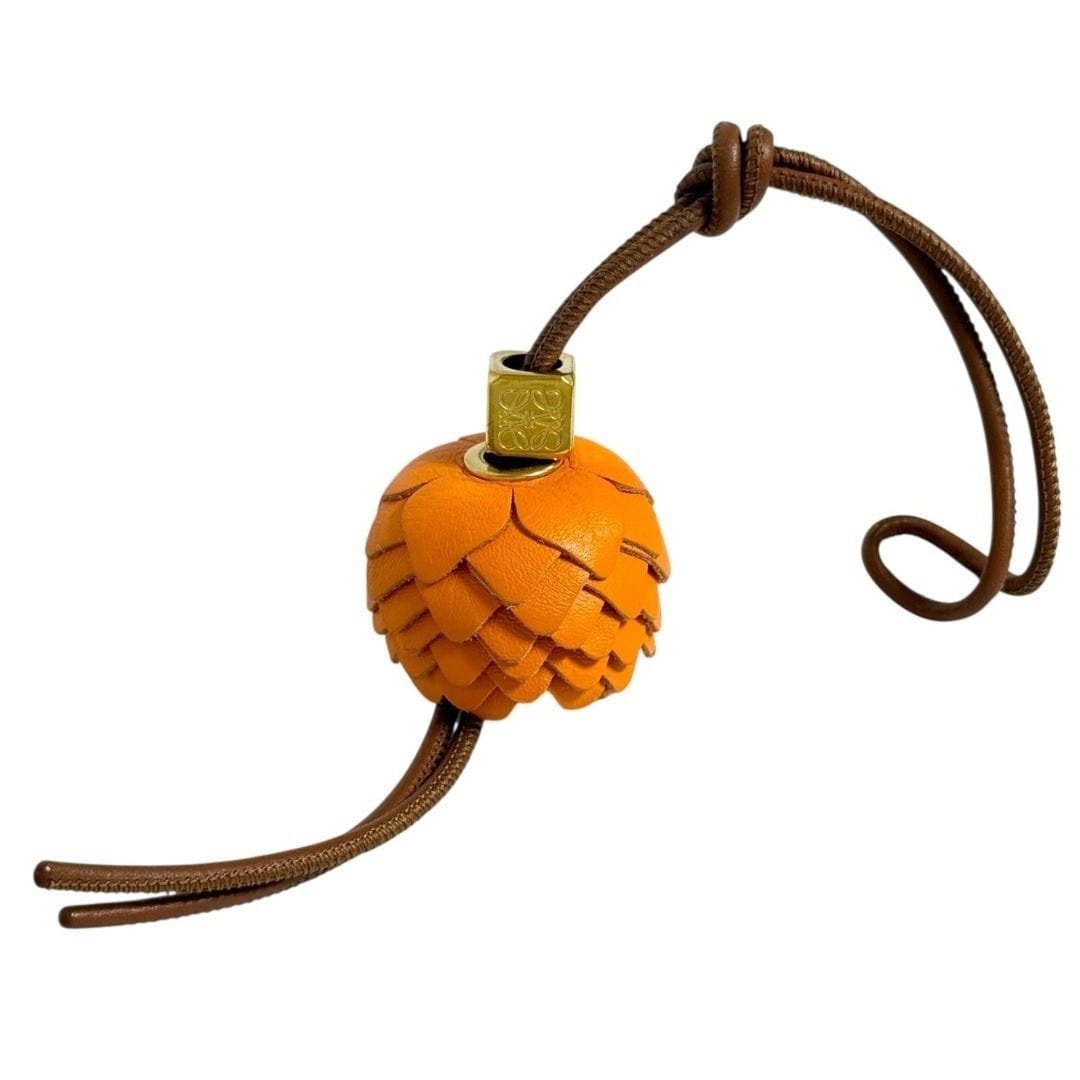 ロエベ パーソナライゼーション ストラップ バッグ チャーム  フラワー