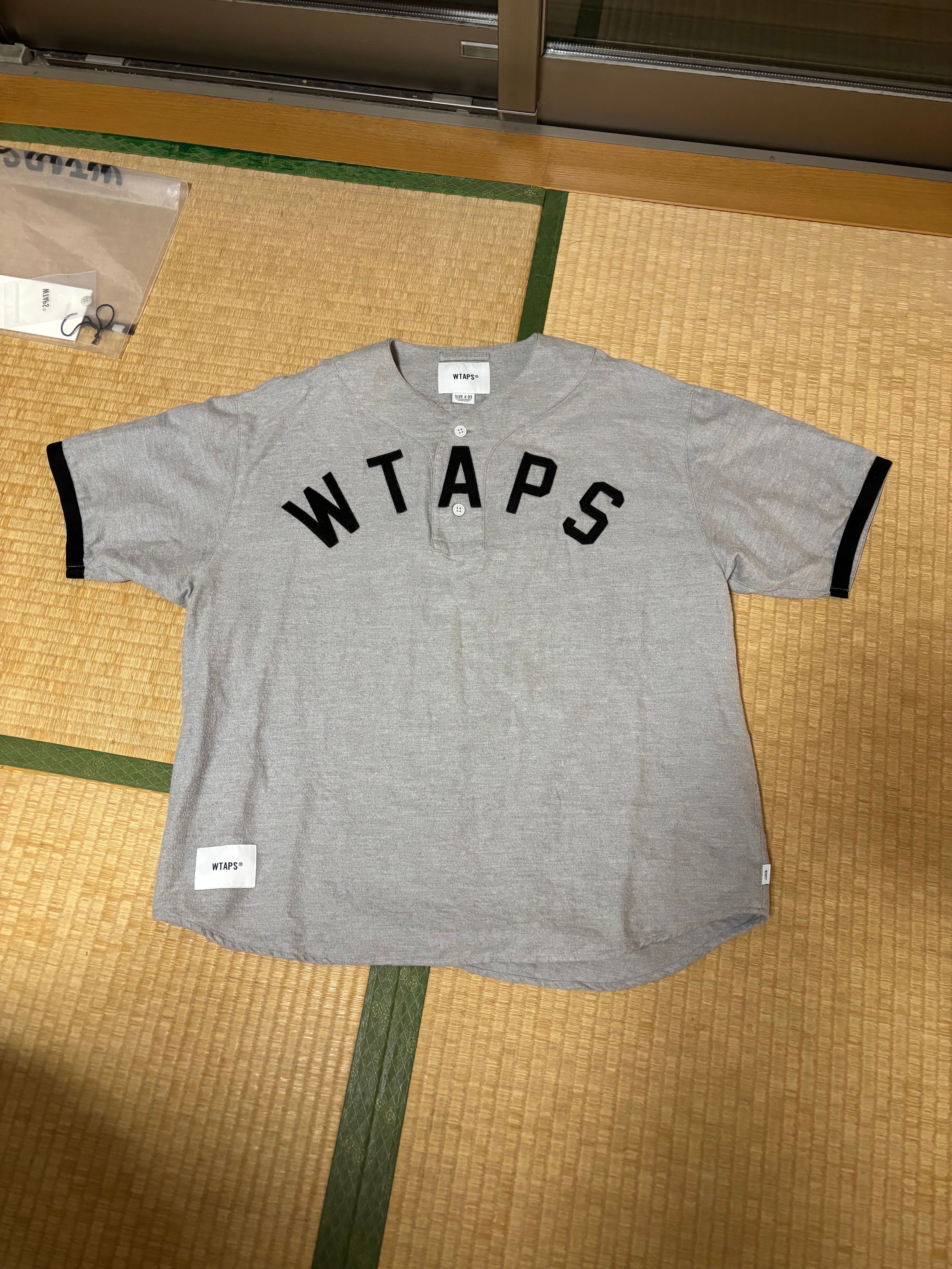 Wtaps LEAGUE / SS / COTTON. FLANNEL "Gray"