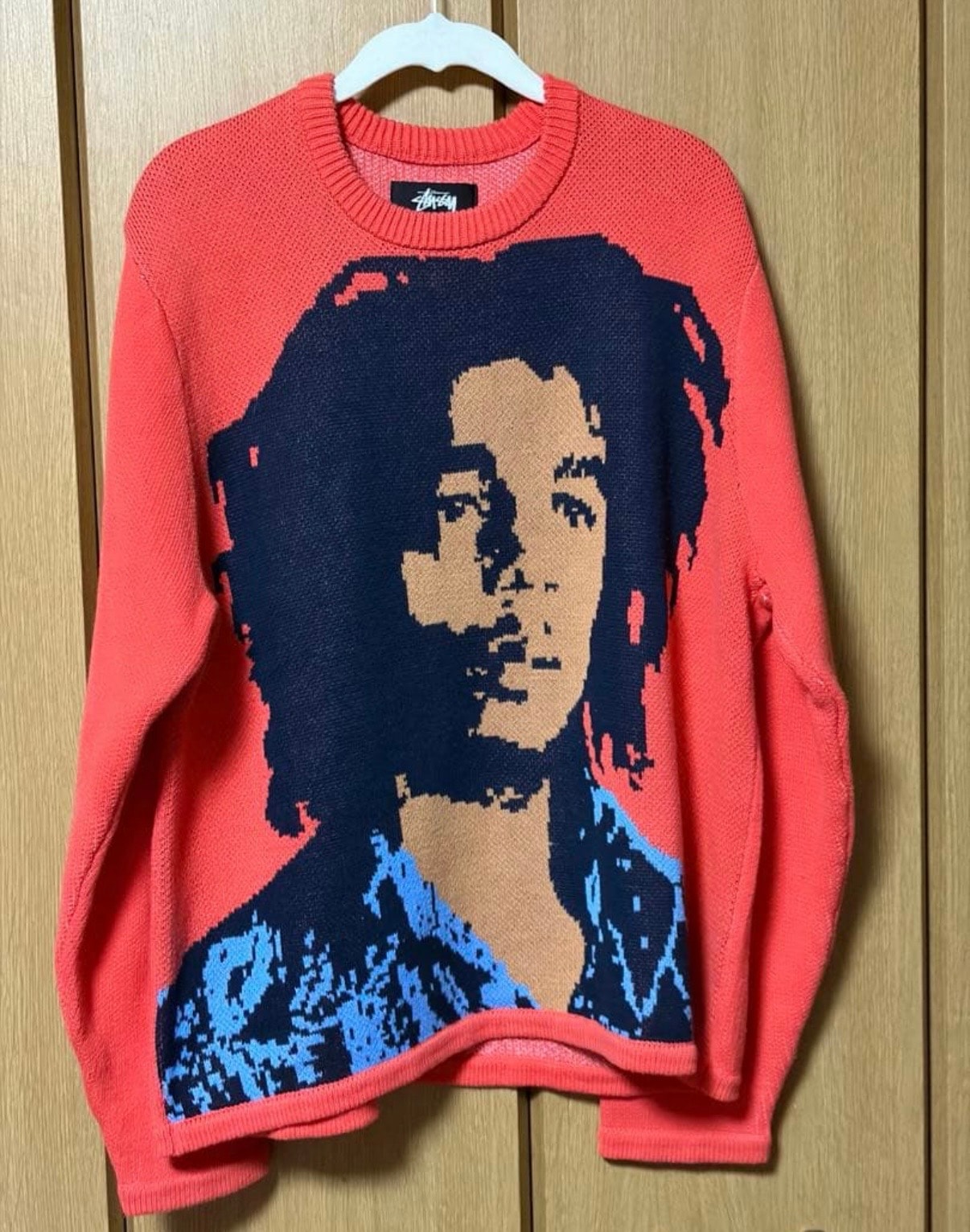 Stussy BOB MARLEY SWEATER "Red"
