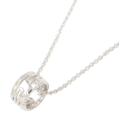 ブルガリ BVLGARI パレンテシ ネックレス ネックレス ジュエリー K18WG(ホワイトゴールド) レディース シルバー系 【中古】