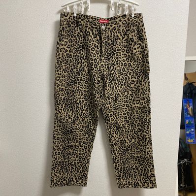 Supreme Moleskin Double Knee Painter Pant "Leopard"