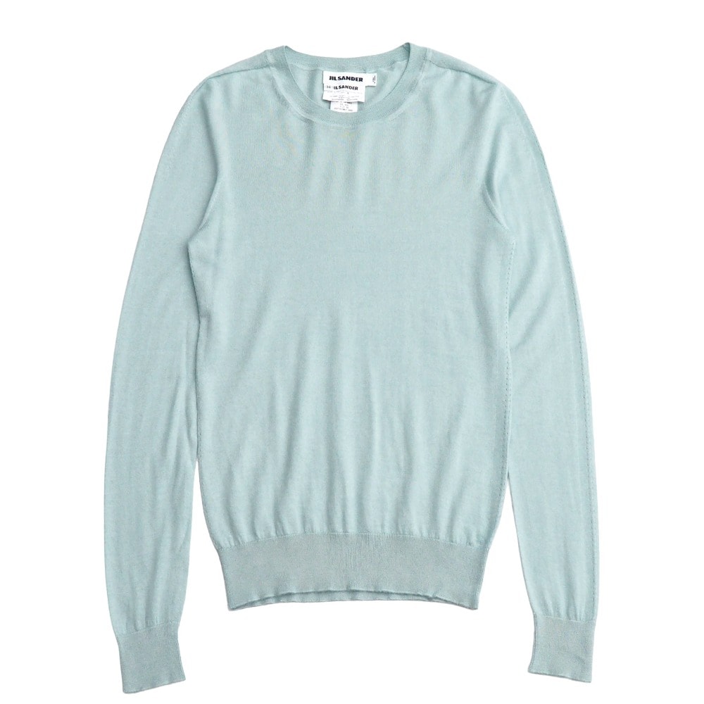 JIL SANDER ジルサンダー セーター サイズ34 カシミヤ×シルク ニット 長袖 イタリア製 ブランド古着【中古】20260827/RB0624