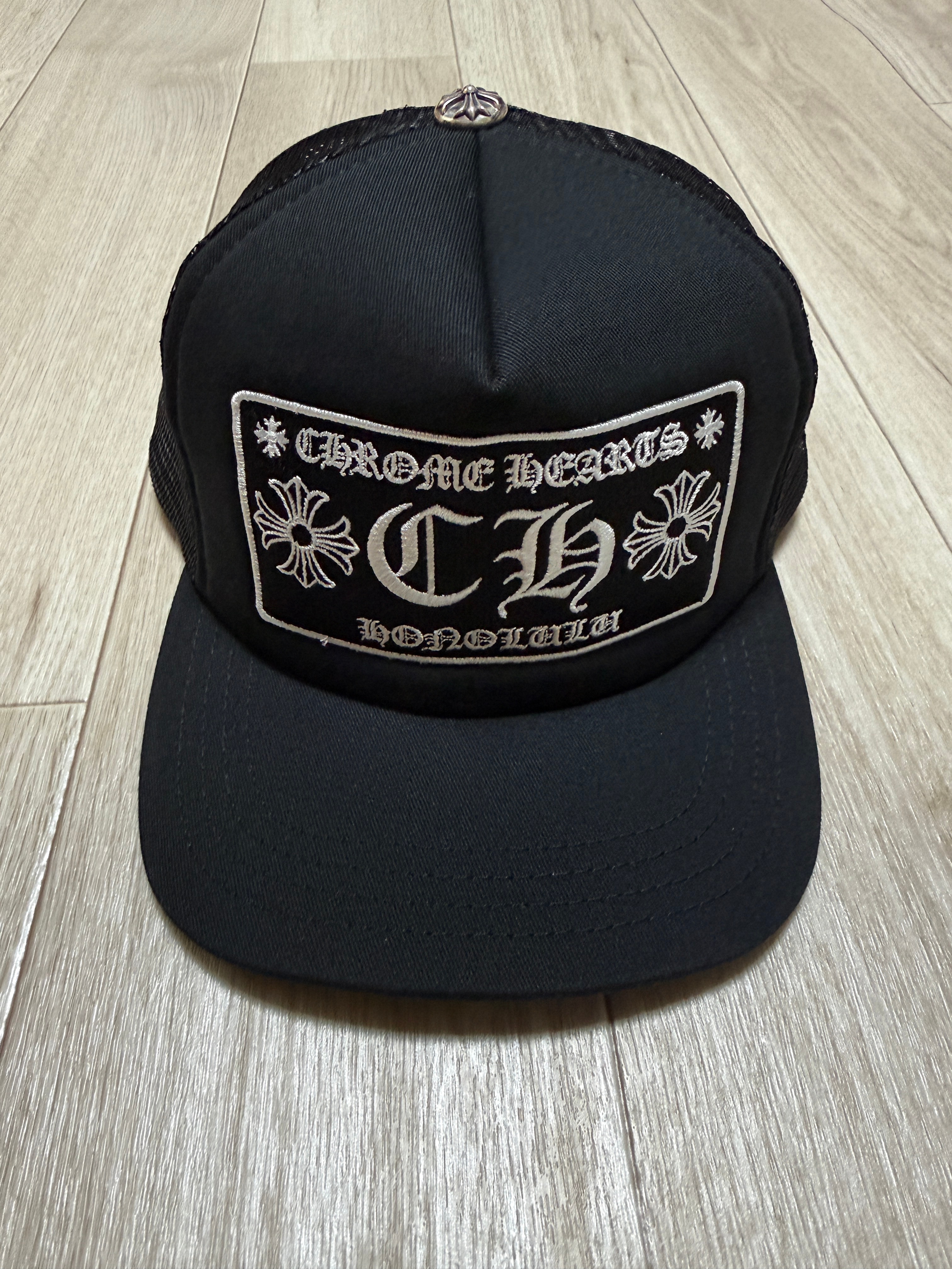 Chrome Hearts CH Trucker Cap Honolulu Exclusive "Black"