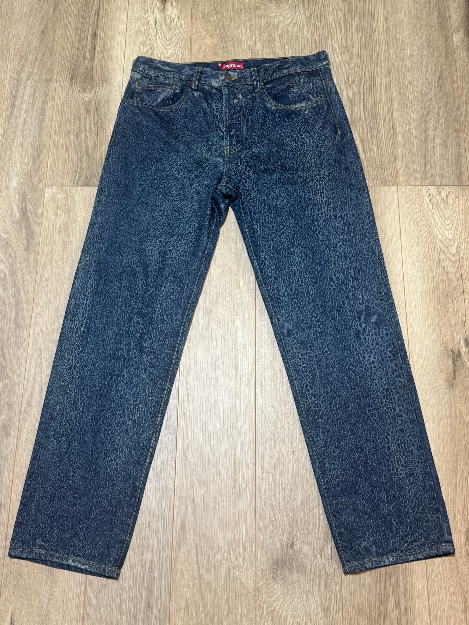 Supreme Crackle Regular Jean "Blue"