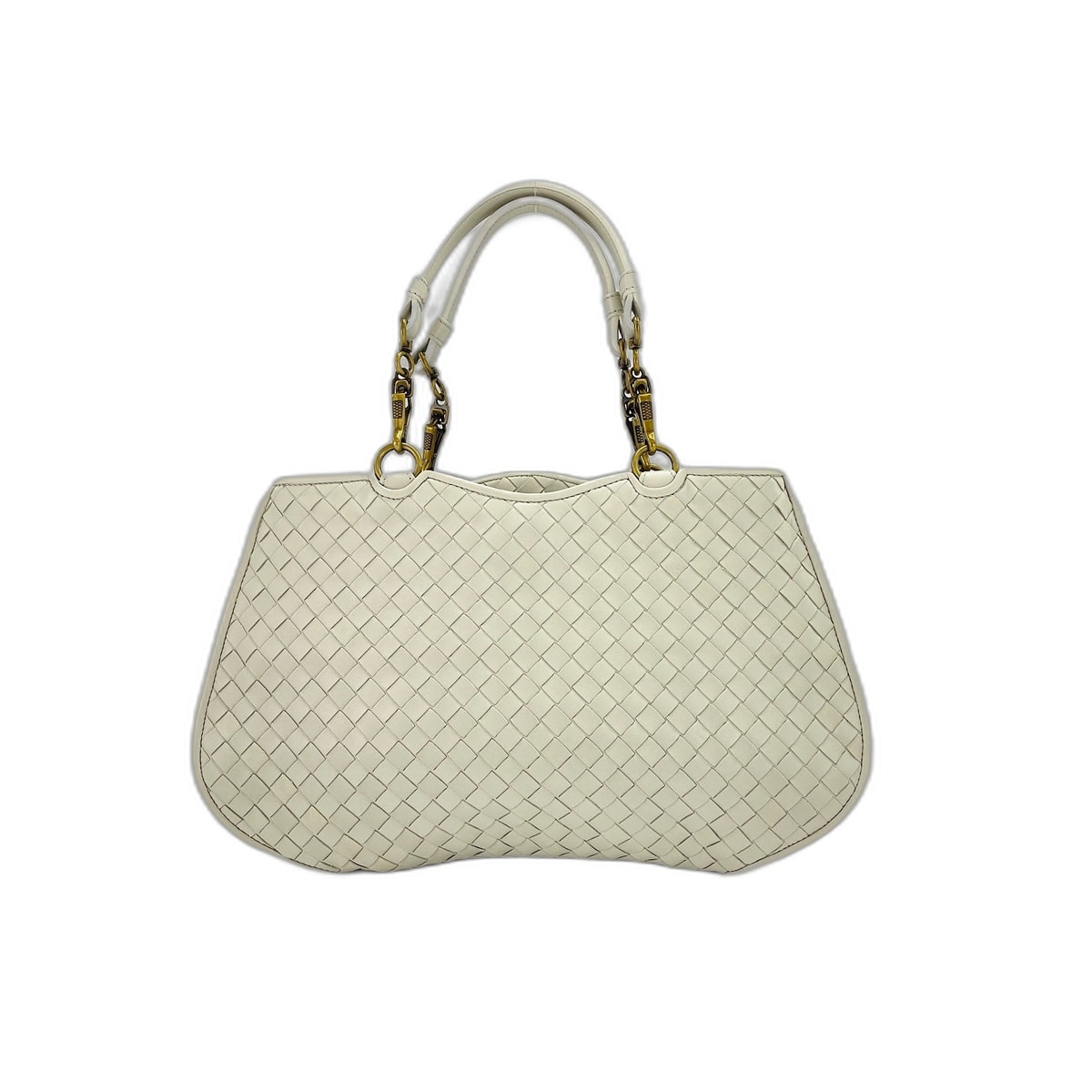 ボッテガヴェネタ BOTTEGAVENETA レザー ハンドバッグ【中古】