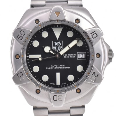 タグホイヤー TAG HEUER WS2110-2 ヴィンテージ スーパープロフェッショナル 1000m 自動巻き メンズ 良品 O#145778