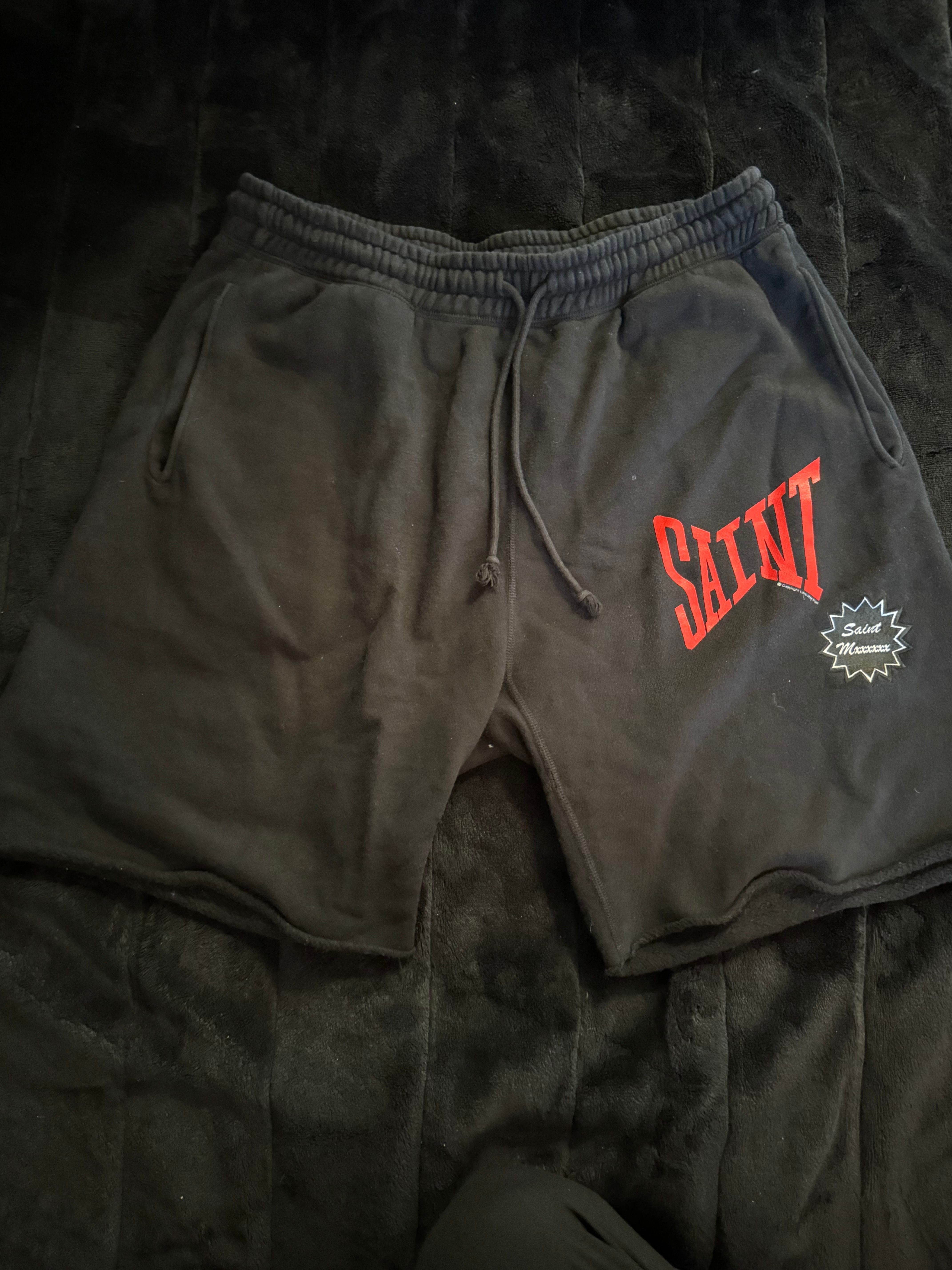 SAINT Mxxxxxx 24SS Sweat Shorts "Black"