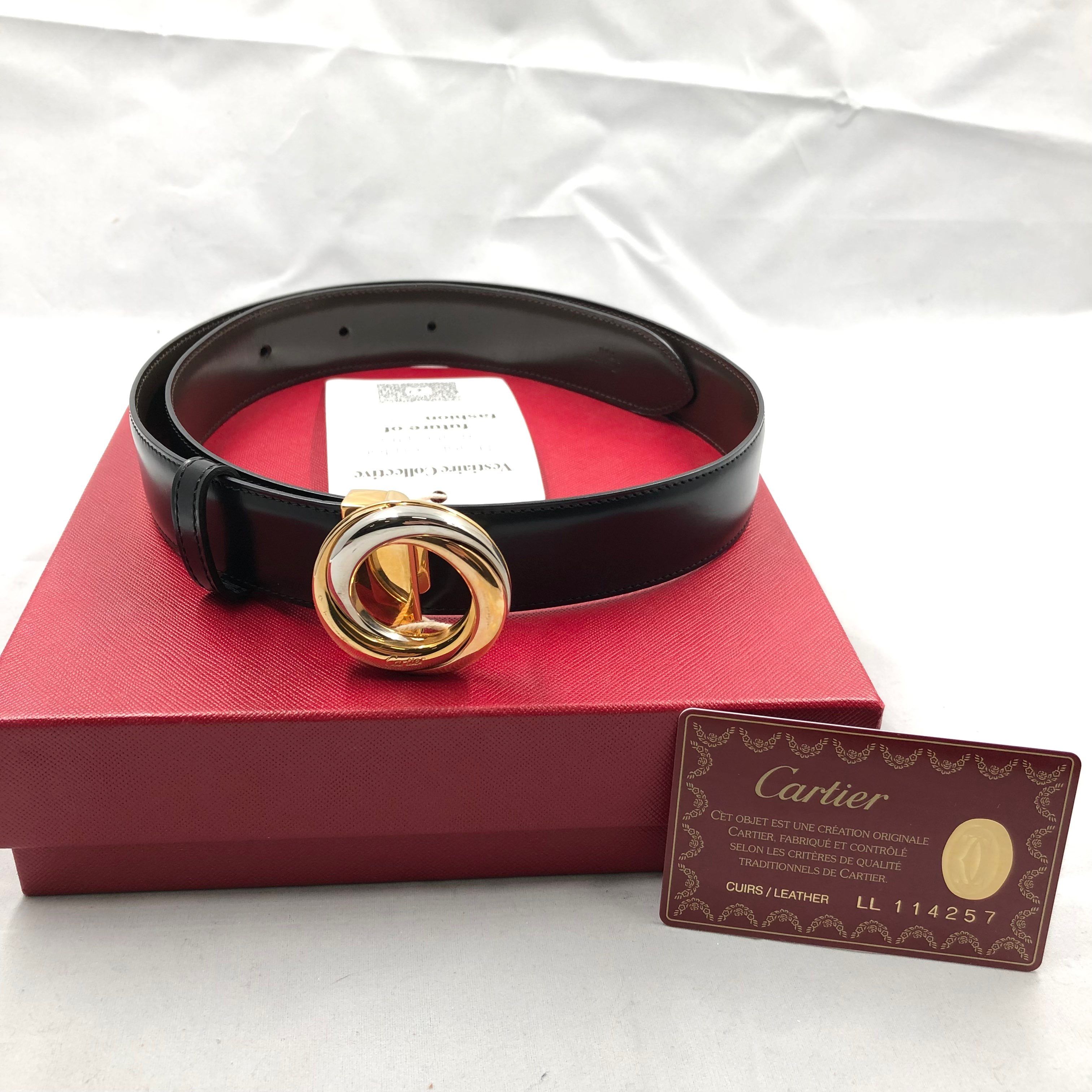 Cartier Trinity Belt "Black"