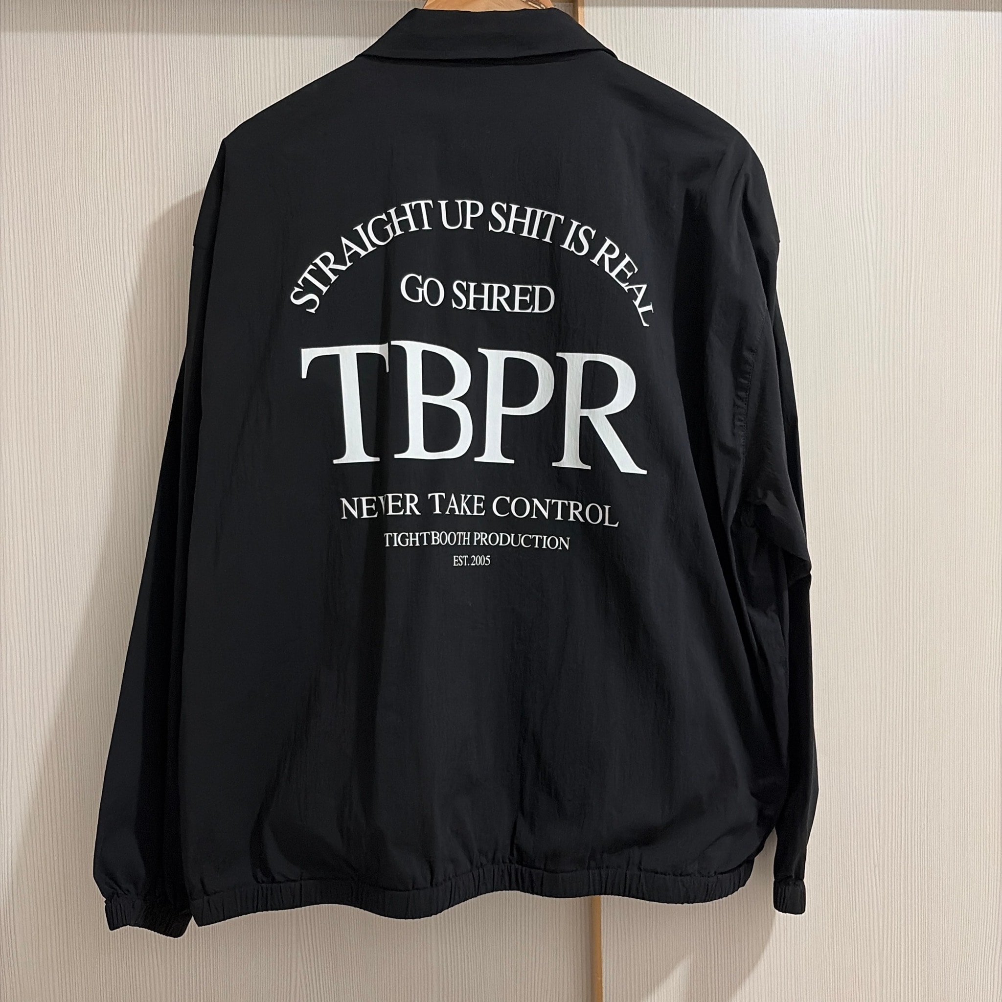 TIGHTBOOTH Straight Up Coach Jacket "Black"