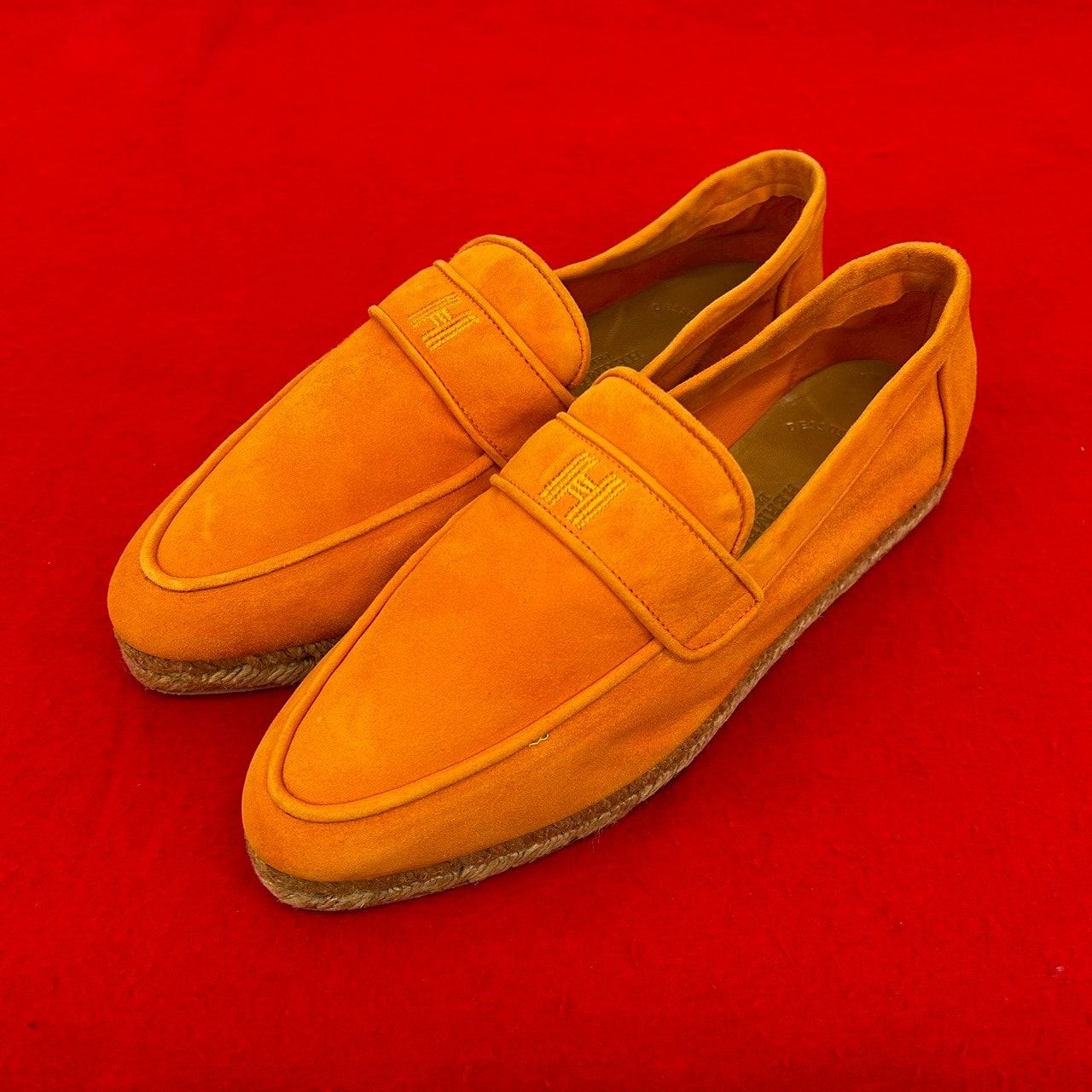 B (目立った傷や汚れなし)】HERMES エルメス エスパドリーユ