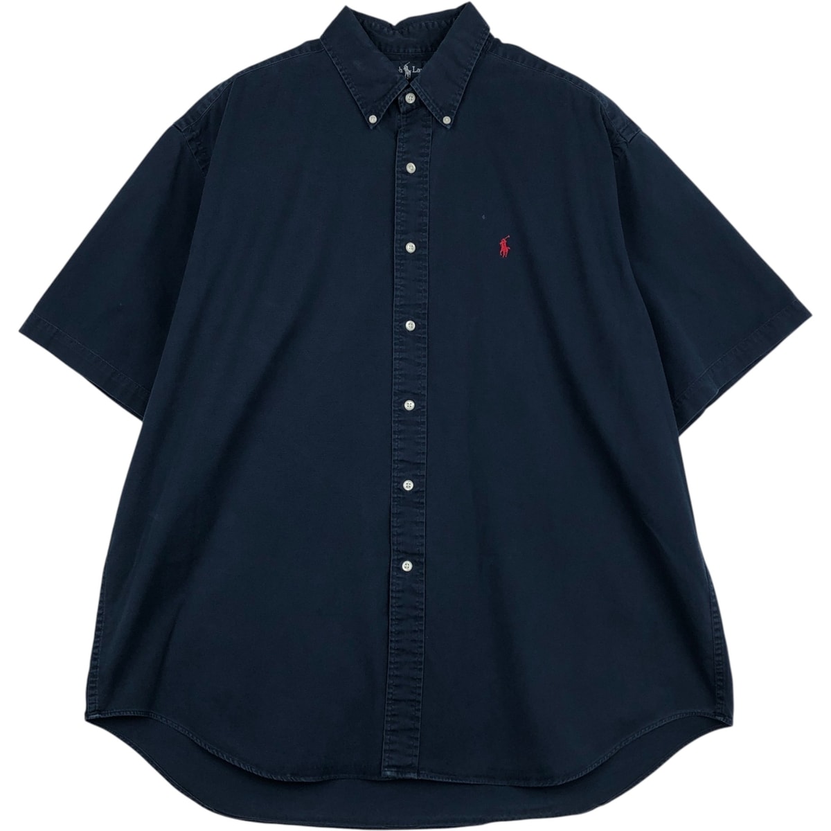 古着 ラルフローレン Ralph Lauren BLAIRE 半袖 ボタンダウンシャツ メンズXL相当/eaa641630