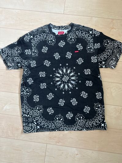 Supreme Small Box Tee "Bandana Black"(21SS)