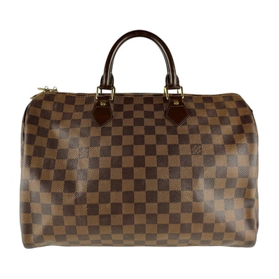 ルイ ヴィトン LOUIS VUITTON ハンドバッグ ダミエ スピーディバンドリエール35 ダミエキャンバス エベヌ ユニセックス N41366【中古】 z8662
