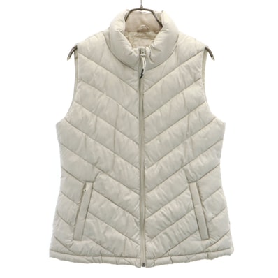 GAP ギャップ 中綿ベスト S アイボリー系