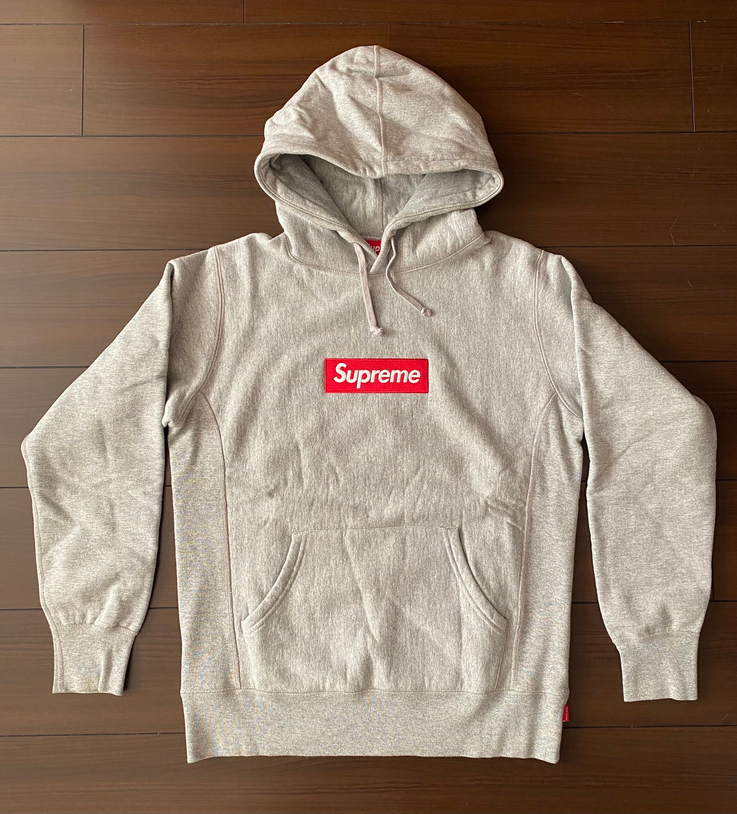 Supreme Box Logo Hooded Sweatshirt "Heather Grey" (10FW)