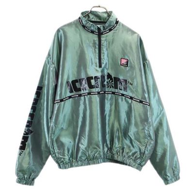 ICE CREAM 長袖 ハーフジップ プルオーバー ジャケット