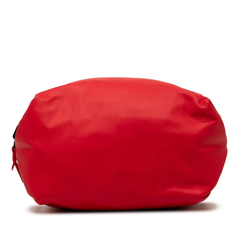 ボッテガヴェネタ ポーチ レッド レザー レディース BOTTEGAVENETA 【中古】