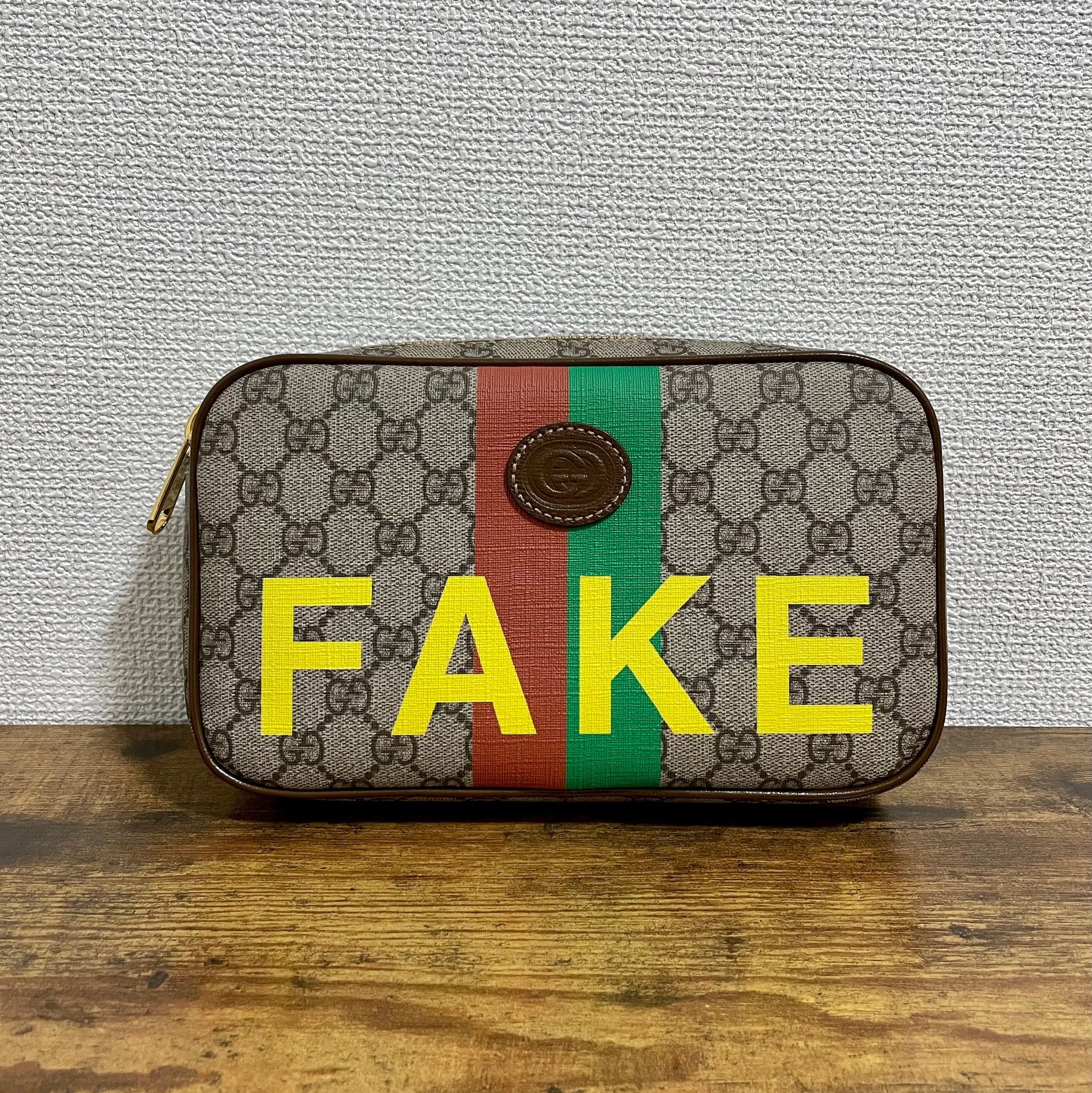 GUCCI FAKE / NOT Print Belt Bag