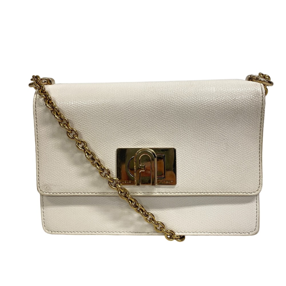 フルラ Furla ショルダーバッグ 2WAY チェーンショルダーバッグ ロゴ金具 1927 クロスボディ 286124 ホワイト