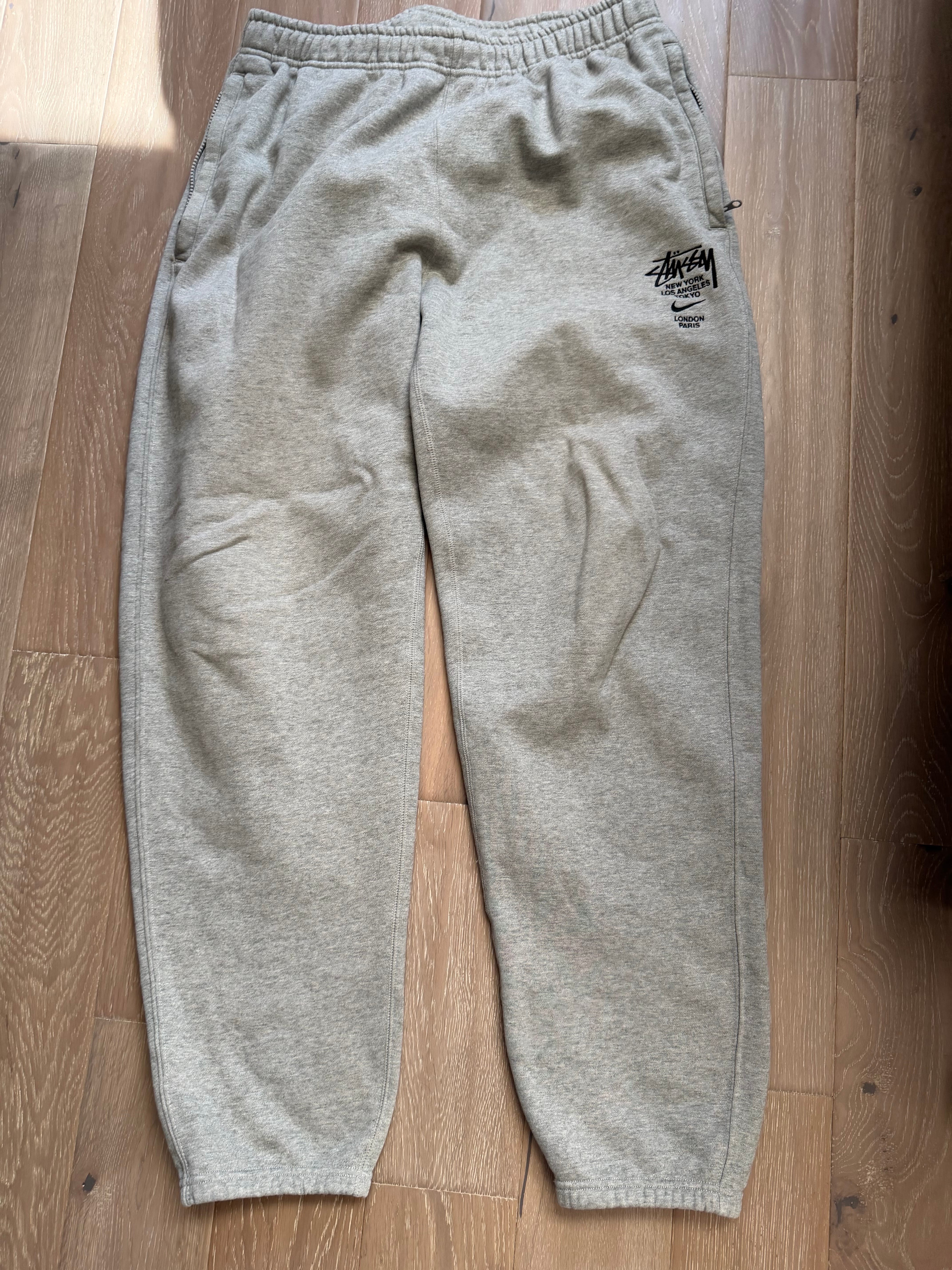 Nike x Stussy International Sweatpants (US Size) "Grey" DC4227-050