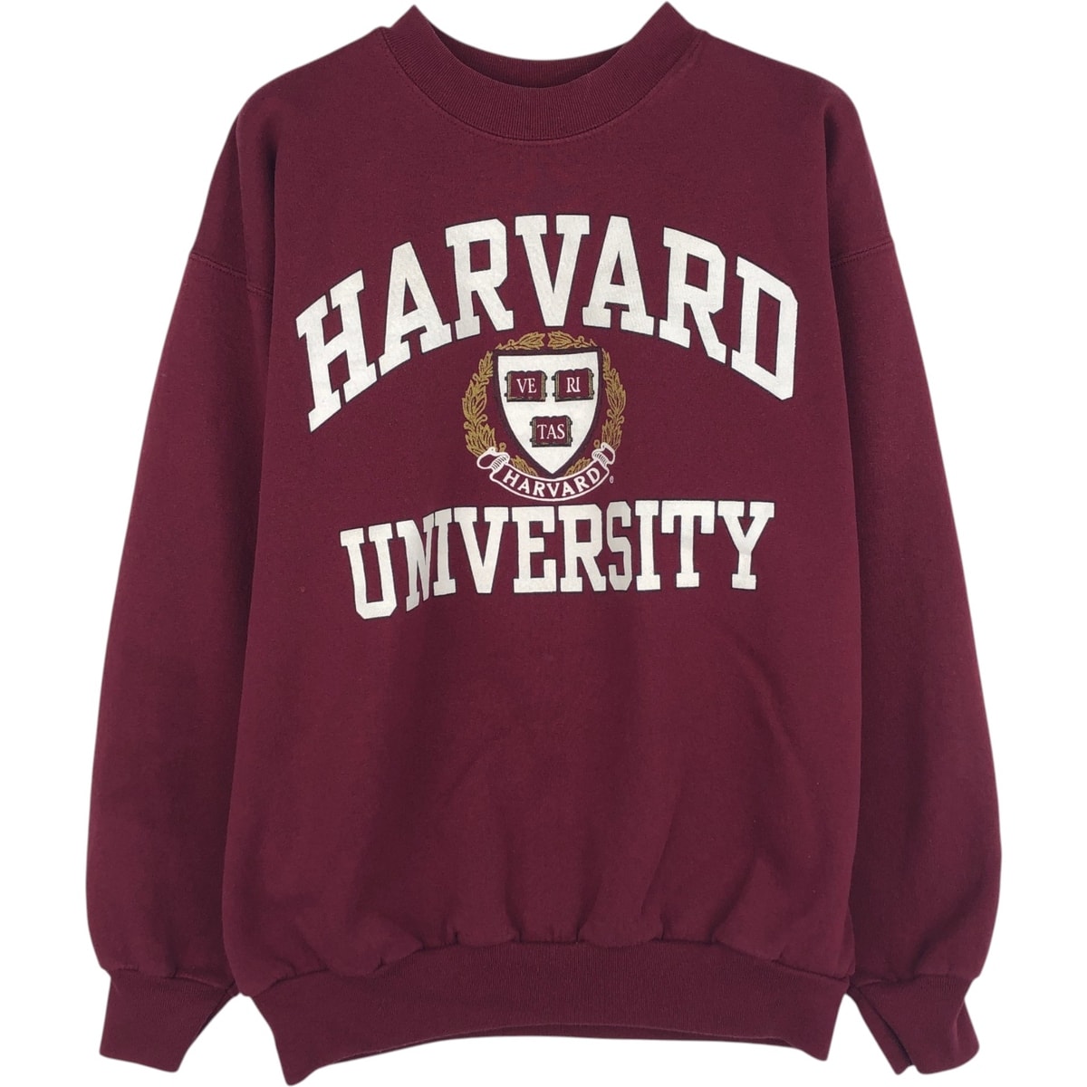 古着 ヘインズ Hanes COMFORTBLEND HARVARD ハーバード大学 3連プリント カレッジスウェットシャツ トレーナー メンズM相当 ヴィンテージ/eaa645182