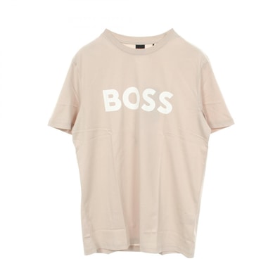 ボス BOSS ロゴ 半袖Tシャツ 衣料品 トップス コットン メンズ ベージュ系 50481923070L 【新品】