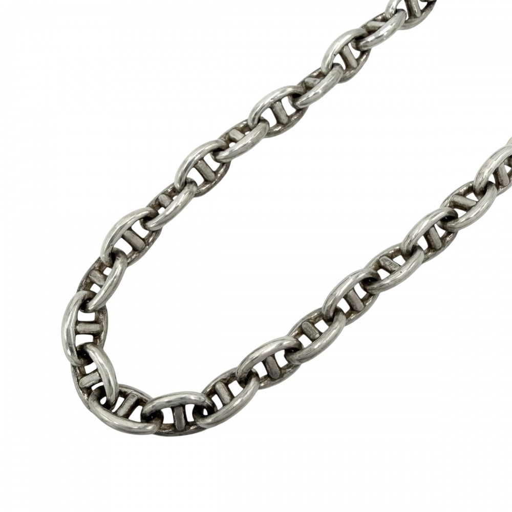 HERMES エルメス ネックレス シェーヌダンクル TPM チェーン ジュエリー 62コマ ヴィンテージ アクセサリー シルバー925    レディース 約29.9g【中古品】