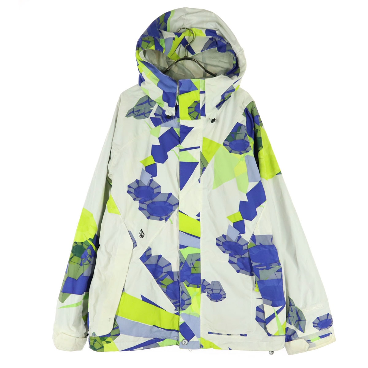 VOLCOM ボルコム 総柄 スノーボード 長袖 ウェア S ホワイト系