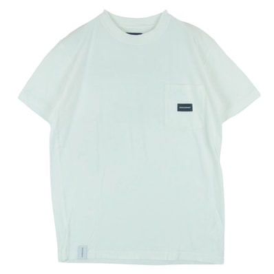 DESCENDANT ディセンダント EL BURRITO'S CREW NECK SS バックプリント クルーネック 半袖 ポケット Tシャツ ホワイト系 1【中古】